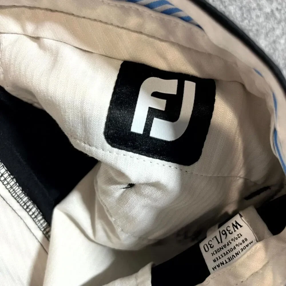 Footjoy FJ Performance Stretch Athletic Fit Golf Dress Pants Mens Black 36x30